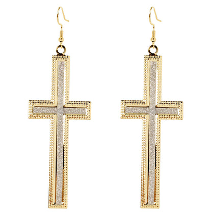 Lady Fashion Ethnic Style Geometric Plating Alloy No Inlaid Earrings