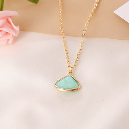 Fashion Semi-precious Stone Pendent Necklace Wholesale