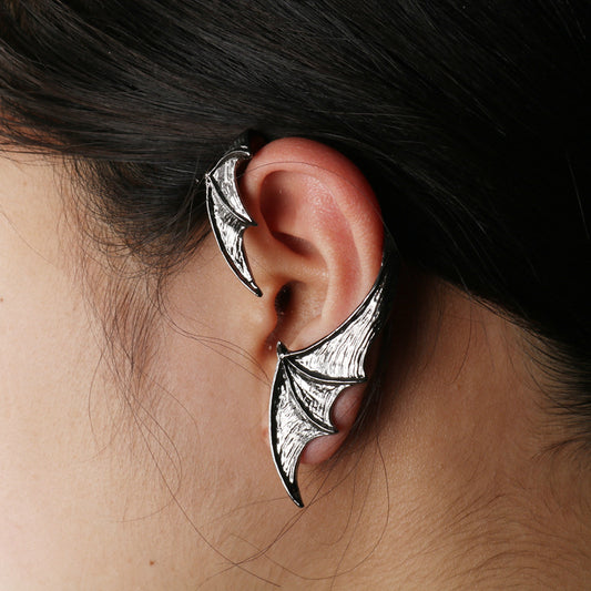 Fashion Wings Alloy Plating Unisex Ear Studs 1 Piece