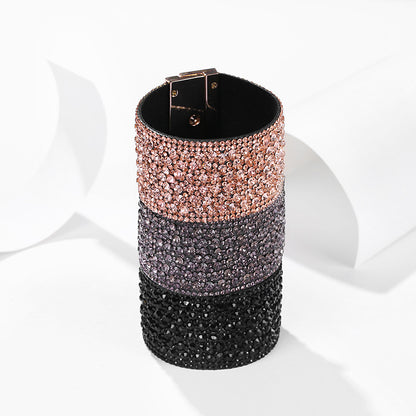 Bohemian Printing Diamond Rhinestones Women's Bracelets