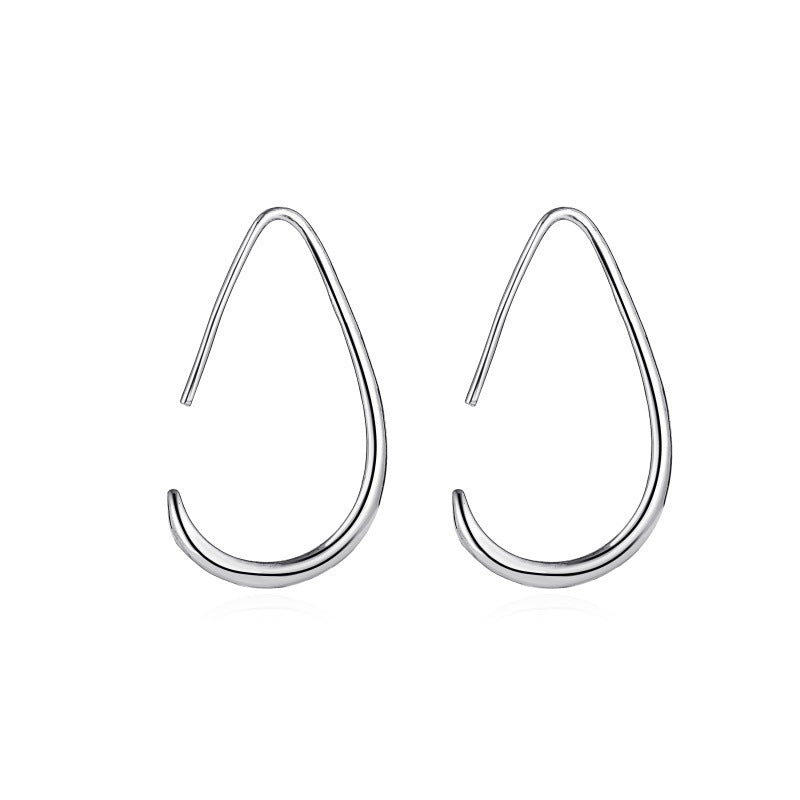 New Earrings Simple Water Drop Earrings Geometric Earrings Ear Hook Earrings Wholesale Gooddiy