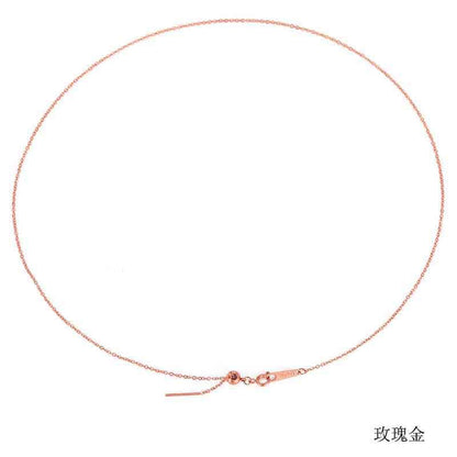 New Ladies Titanium Steel Necklace Simple Chain Clavicle Chain Diy Necklace Chain Wholesale Gooddiy