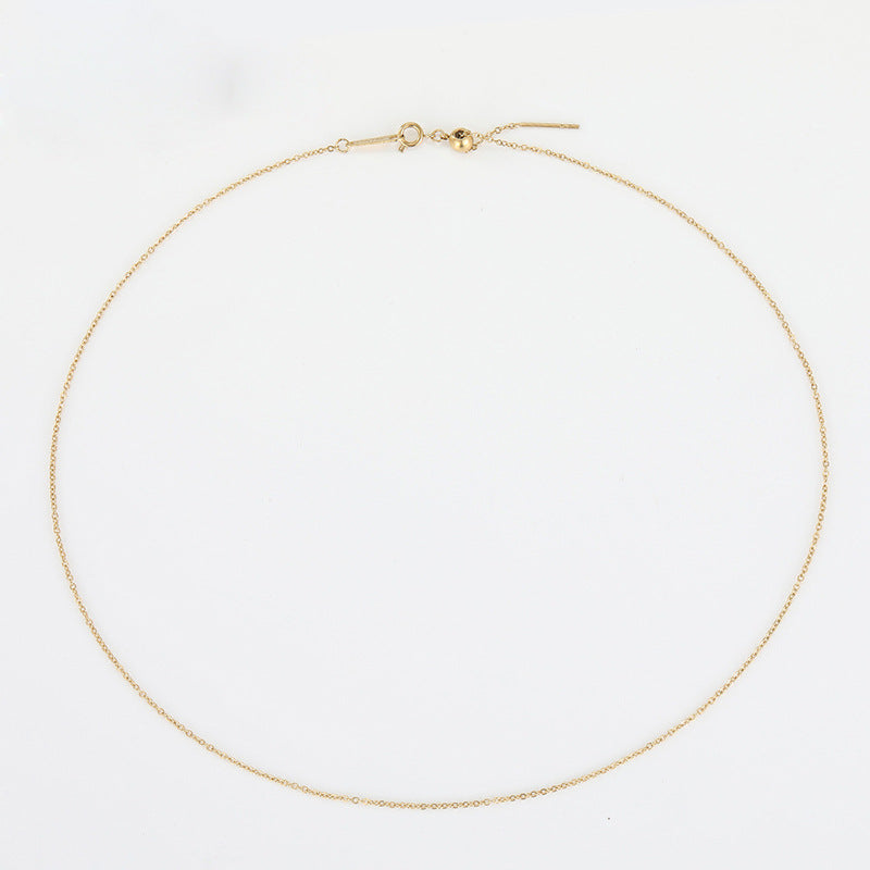 New Simple 316l Titanium Steel Gold Plated Chain Bracelet For Women Gooddiy