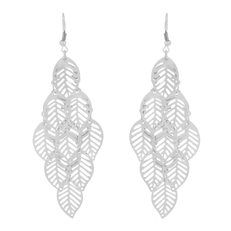 Popular Fashion Long Tassel Leaf Earrings Wholesale Gooddiy