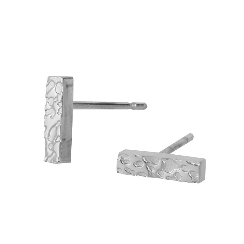 1 Pair Simple Style Geometric Plating Stainless Steel Ear Studs