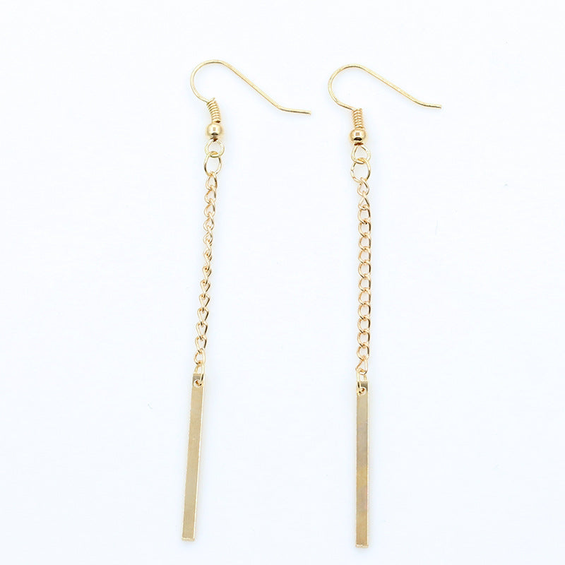 Fashion Water Droplets Plating Alloy No Inlaid Earrings