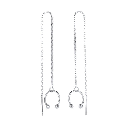 New Alloy Thin Chain Ear Cuff Fashion Clip Earrings Nhdp150555