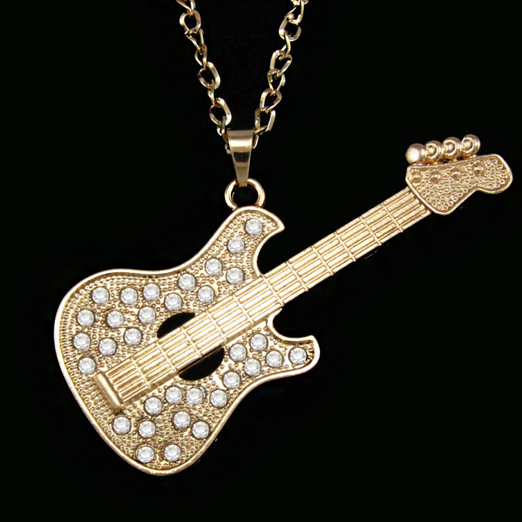 Alloy Fashion Geometric Necklace  (big Guitar Alloy)  Fashion Jewelry Nhas0556-big-guitar-alloy