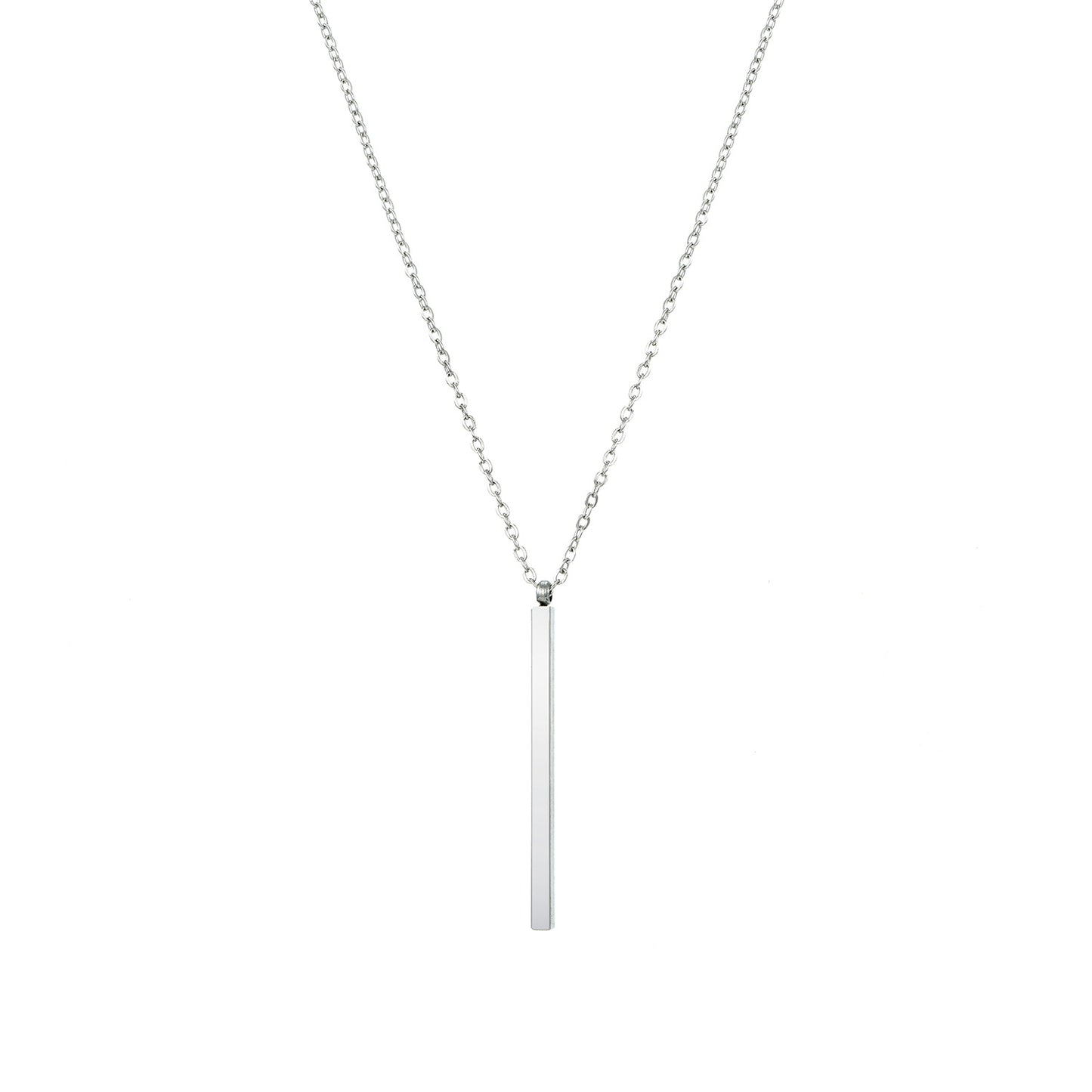 Fashion Geometric Single Pendant Stainless Steel  Women's Necklace