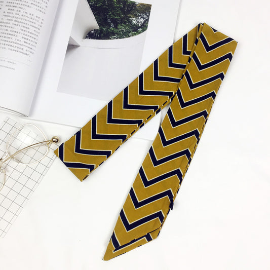 Alloy Fashion  Scarf  (yellow Strip) Nhmn0101-yellow-strip