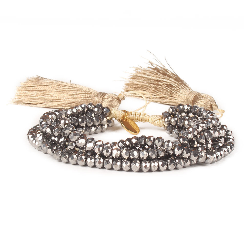 Imitated Crystal&cz Fashion Tassel Bracelet  (b-b0561-a) Nhgw1046-b-b0561-a