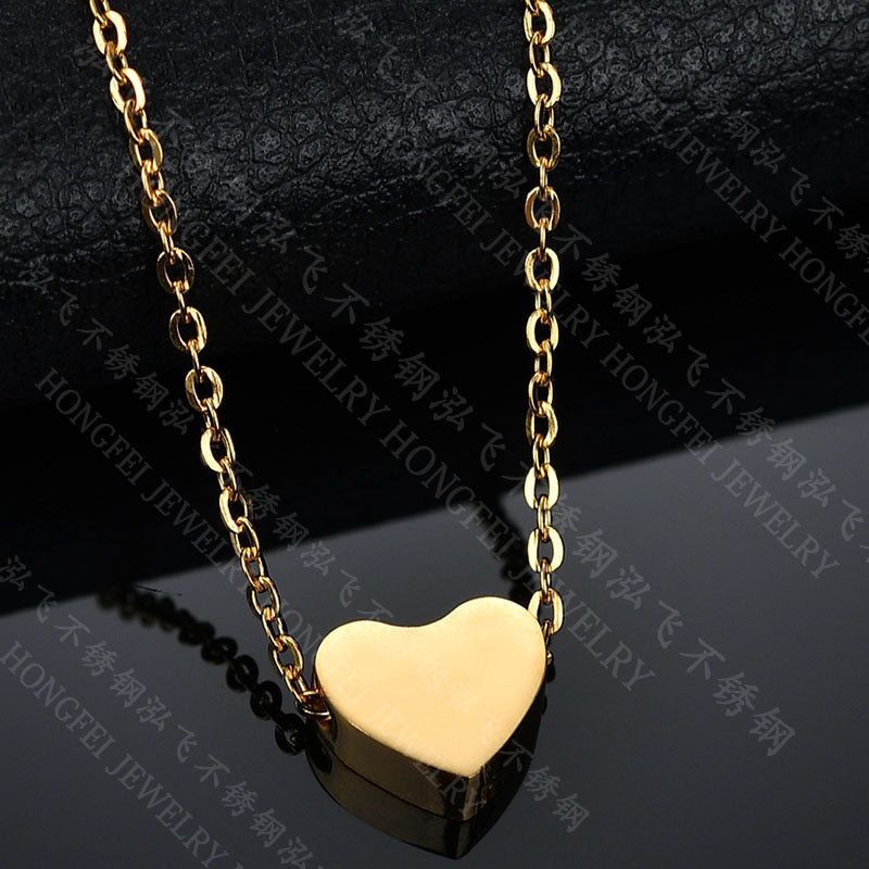 Titanium&stainless Steel Korea Sweetheart Body Accessories  (steel Color) Nhhf1022-steel-color