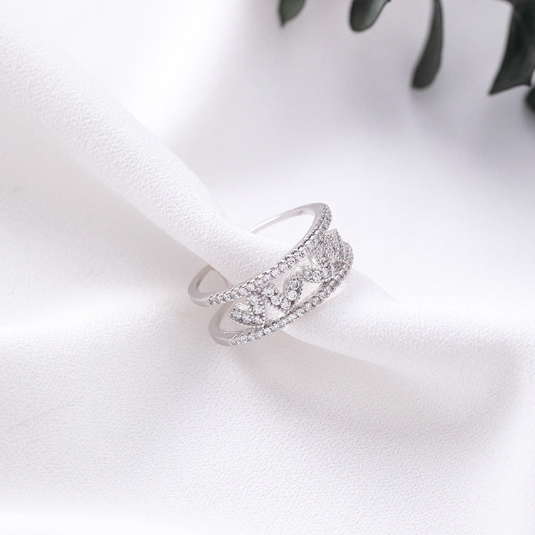 Alloy Korea Sweetheart Ring  (h7316 Rose Alloy) Nhms1197-h7316-rose-alloy