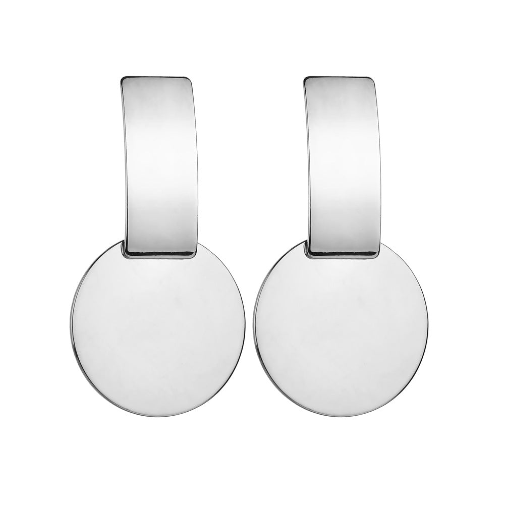 Alloy Simple Geometric Earring  (alloy) Nhbq1498-alloy