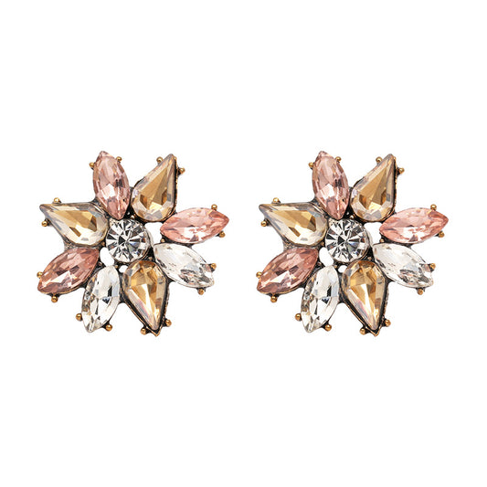 Imitated Crystal&cz Korea Flowers Earring  (50981) Nhjj4911-50981