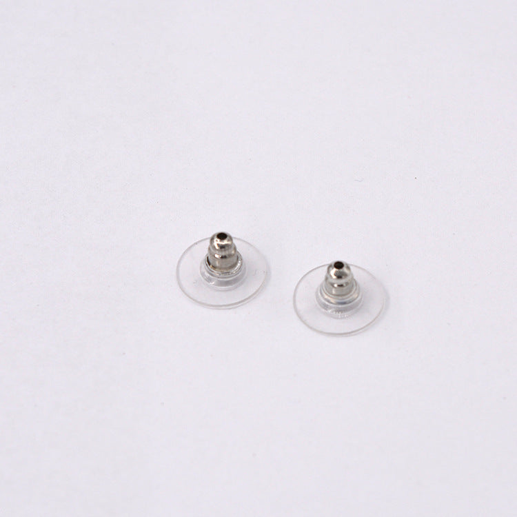 1 Pair Alloy Silica Gel Geometric Earplug