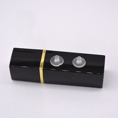 1 Pair Alloy Silica Gel Geometric Earplug