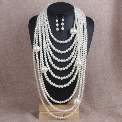 Occident And The United States Beads  Necklace Set (alloy)  Nhct0048-alloy
