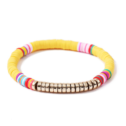 Vacation Colorful Shell Soft Clay Plating Women's Bracelets