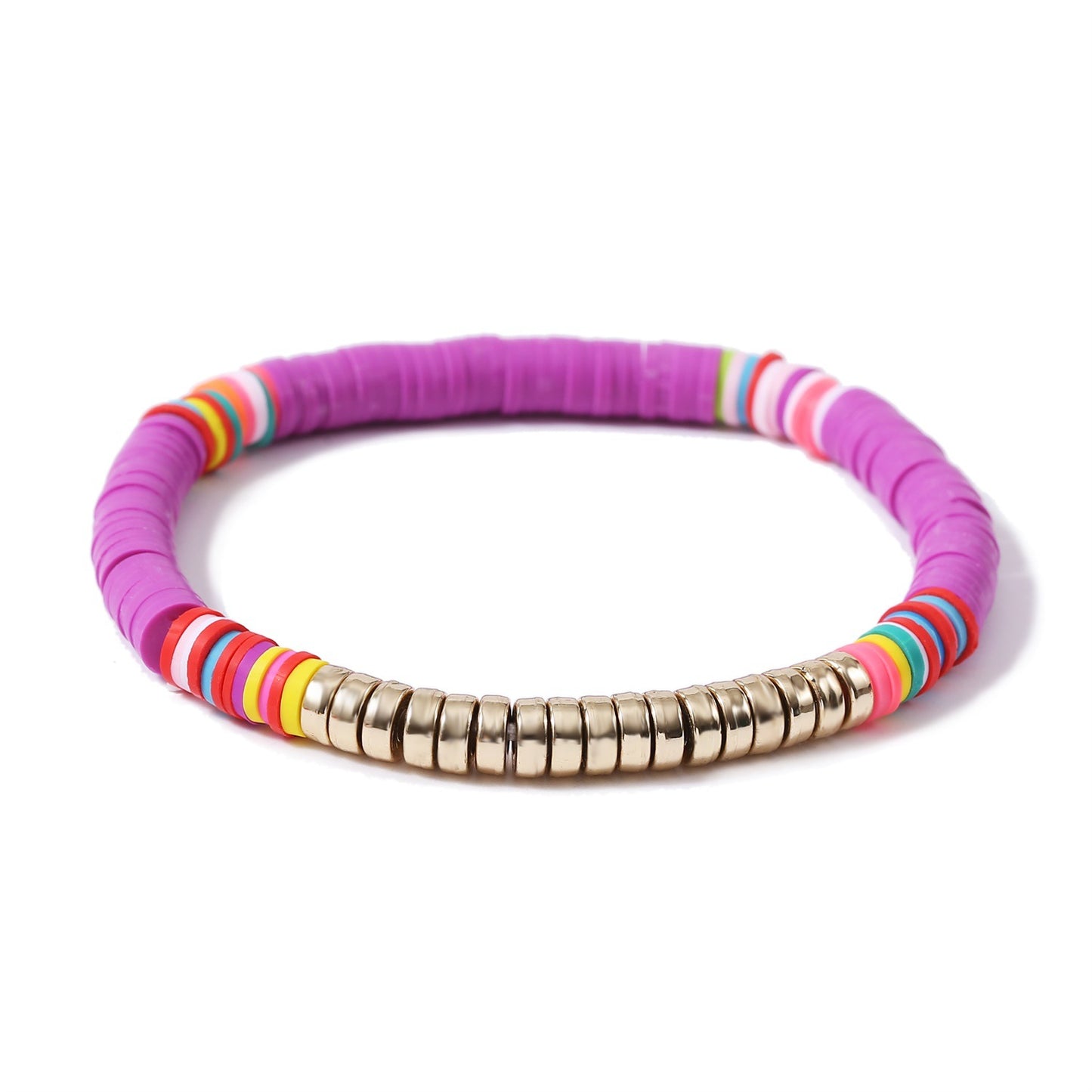 Vacation Colorful Shell Soft Clay Plating Women's Bracelets