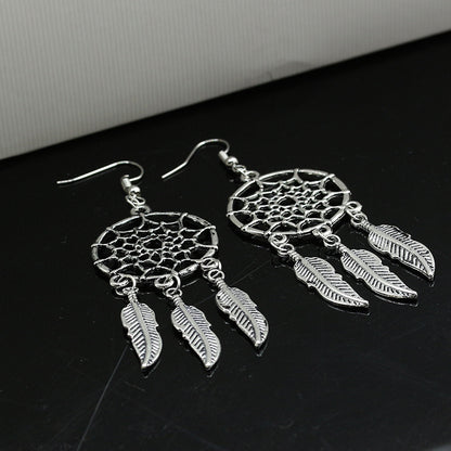 Fashion New Dream Catcher Feather Earrings For Women Wholesale