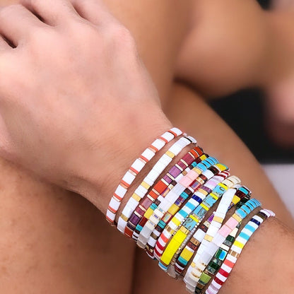 1 Piece Bohemian Rectangle Beaded Women's Bracelets