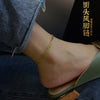 New Fashion Retro Trendy Simple Chain Titanium Steel Wild Anklet Jewelry