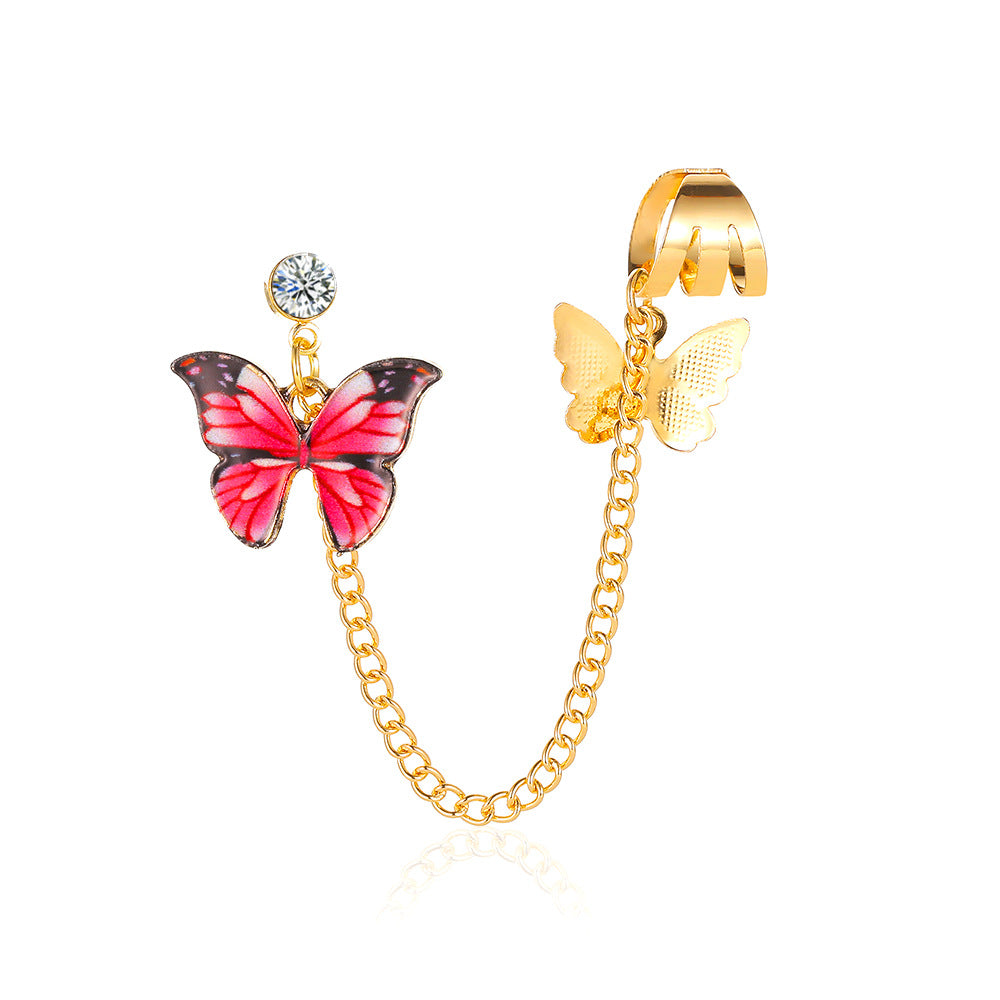 Single Color Butterfly Earrings