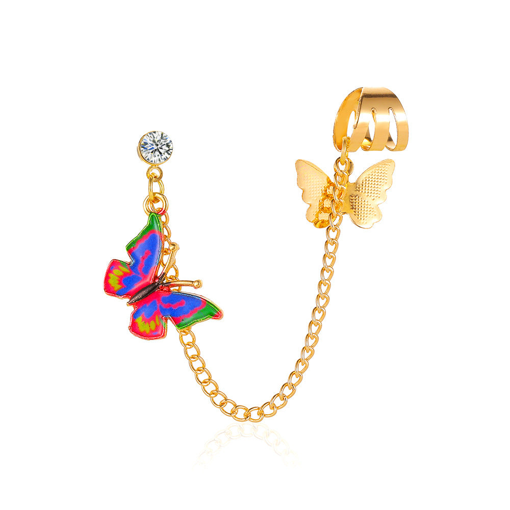 Single Color Butterfly Earrings