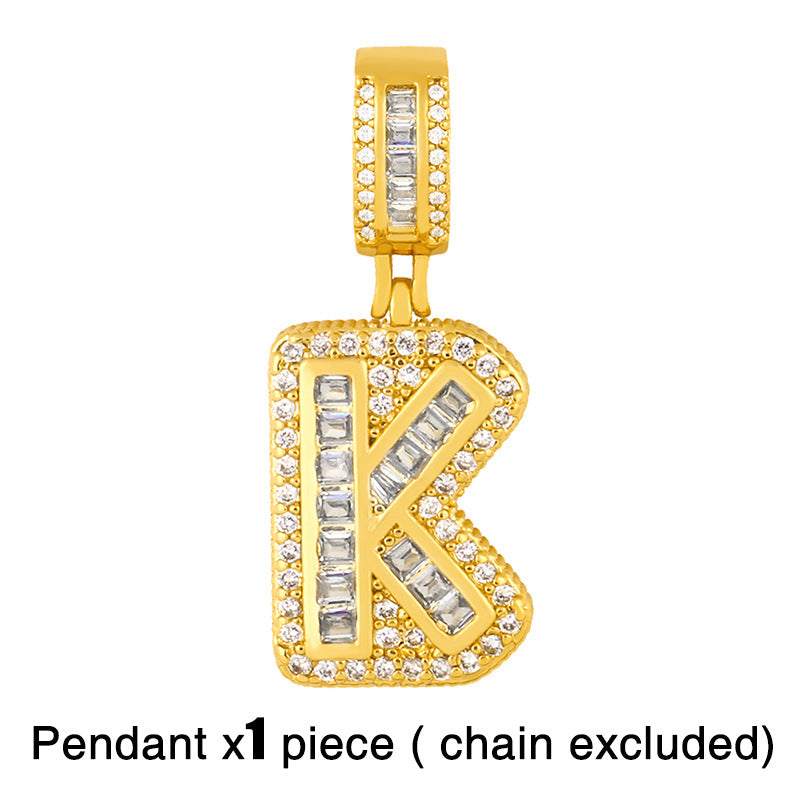 Hot Selling 26 English Letter Pendants Diy Necklace