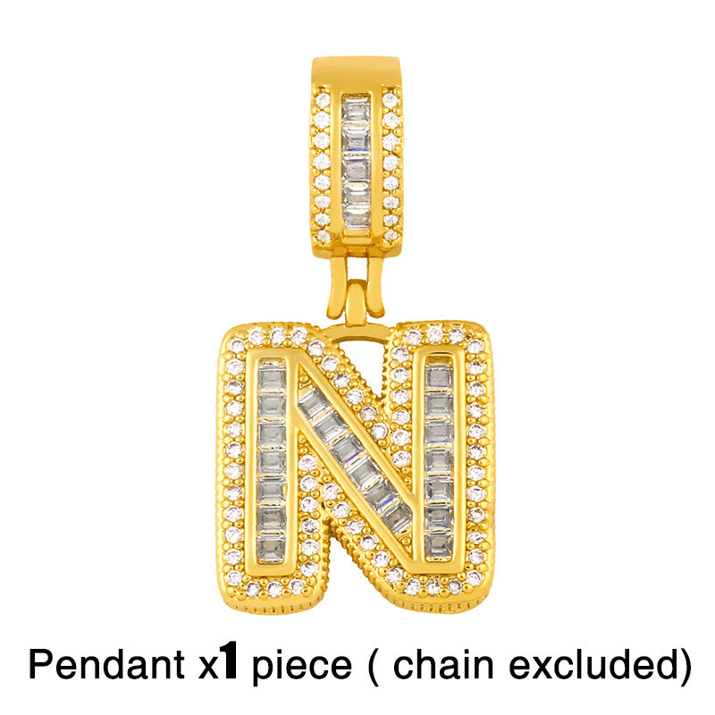 Hot Selling 26 English Letter Pendants Diy Necklace