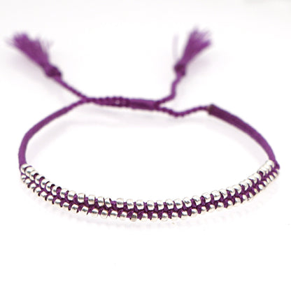 Simple Braided Rope Tassel Small Bracelet  Hot Sale  Small Commodities Handmade Jewelry Wholesale Gooddiy