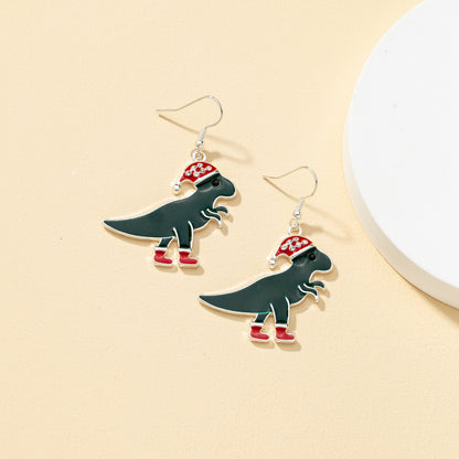 Exaggerated Cartoon Character Plating Alloy No Inlaid Earrings