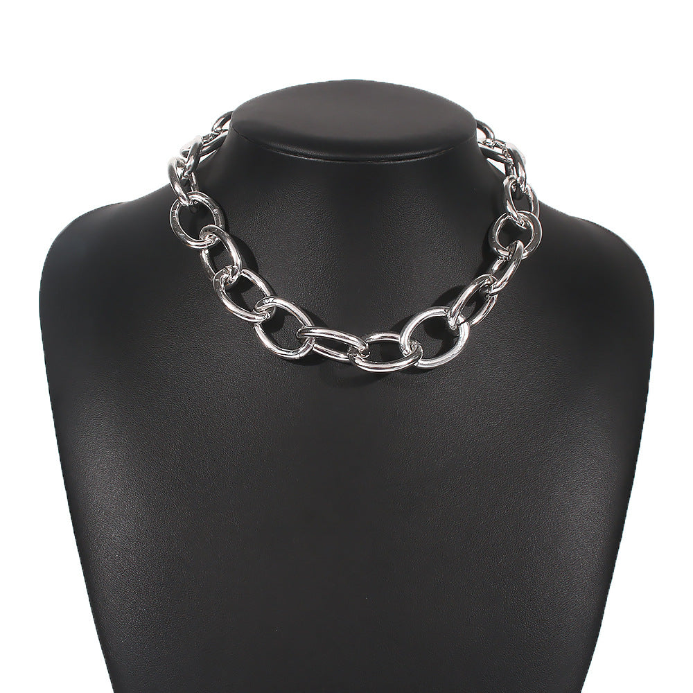 Necklace Metal Thick Chain Short Paragraph Chain Neck Chain Clavicle Chain