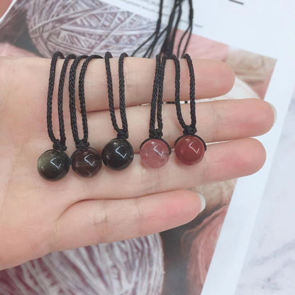 Simple Style Geometric Agate Unisex Necklace