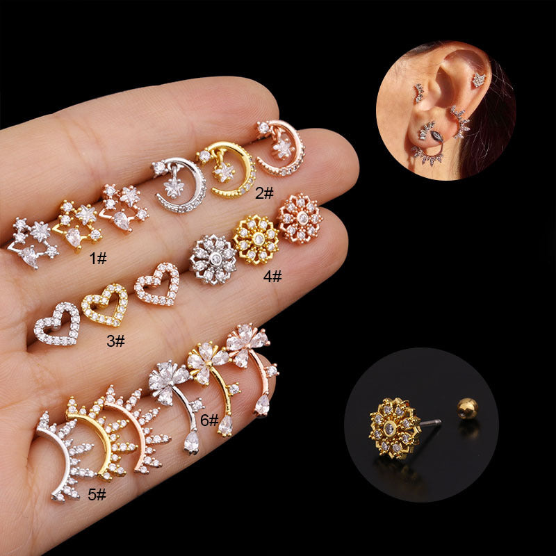 Fashion Personality Threaded Single Earrings