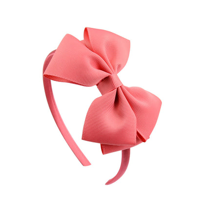 Ribbed Ribbon Children's Bowknot Headband Set