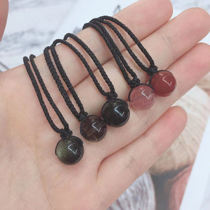 Simple Style Geometric Agate Unisex Necklace