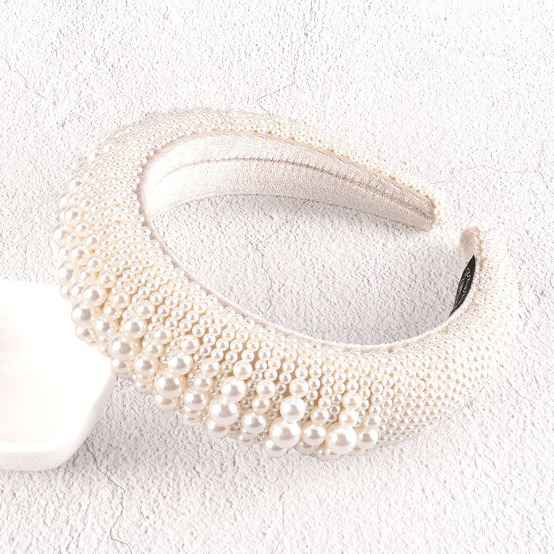 Fashion Sponge Pearl Headband