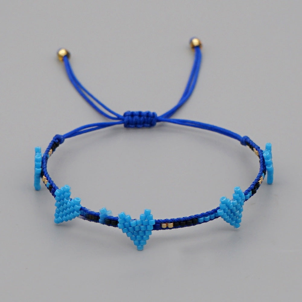 Miyuki Rice Beads Hand-woven Love Beaded Bracelet