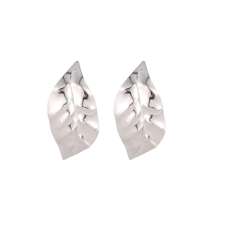 Geometric Convex Irregular Earrings