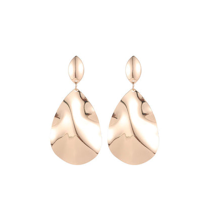 Geometric Convex Irregular Earrings