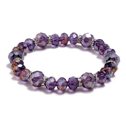 Simple Beaded Crystal Bracelet