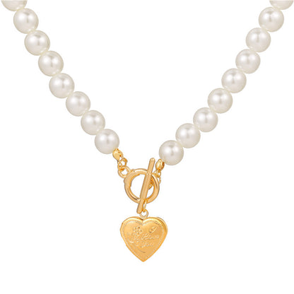 New Fashion Love Retro Pearl Necklace