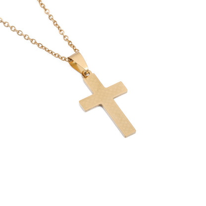 Ig Style Cross Heart Shape Skull Stainless Steel Plating Inlay Shell Zircon Pendant Necklace