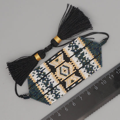 Fashion Geometric Eye Hand-Woven Miyuki Bead Bracelet