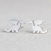 Fashion Animal Stainless Steel No Inlaid Earrings Ear Studs