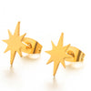 Simple Style Geometric Plating Alloy No Inlaid Earrings Ear Studs