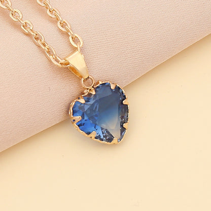 Fashion Multicolor Heart-shape Necklace