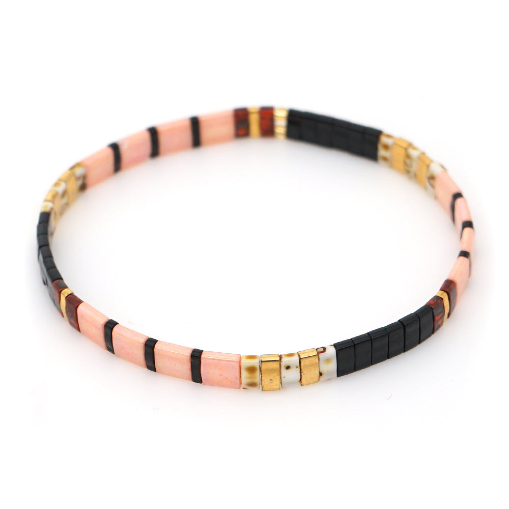 Fashion Multi-layered Tila Beads Woven Bracelet Wholesale